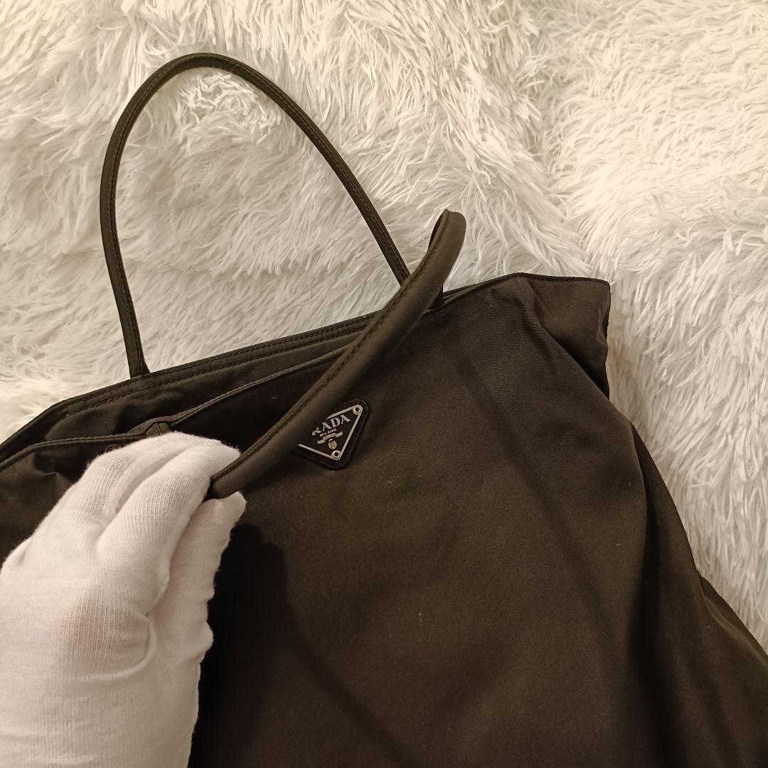 PRADA✨️　ハンドバック　黒　ブラック　三角ロゴ　ナイロン　テスート