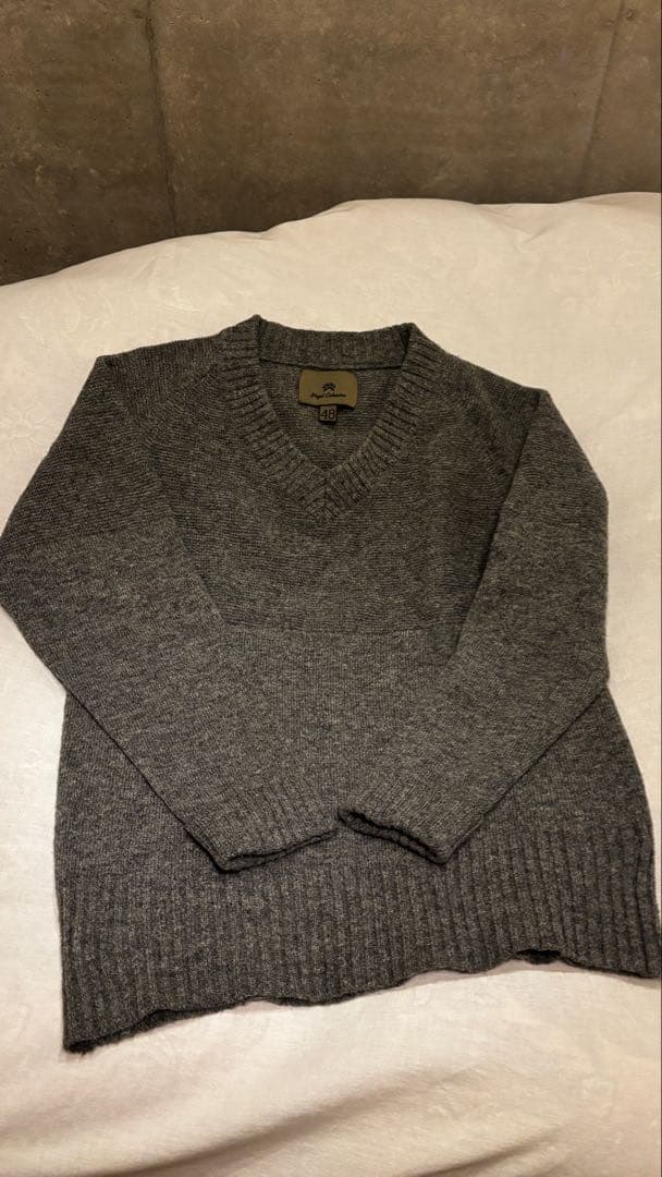 Nigel Cabourn Vネックニット / 美品　wool100