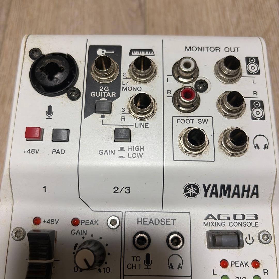【動作確認済み】YAMAHA AG03 オーディオインターフェイス