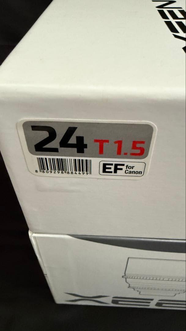 値下げ！Rokinon Xeen 24mm T1.5 シネマレンズ EF