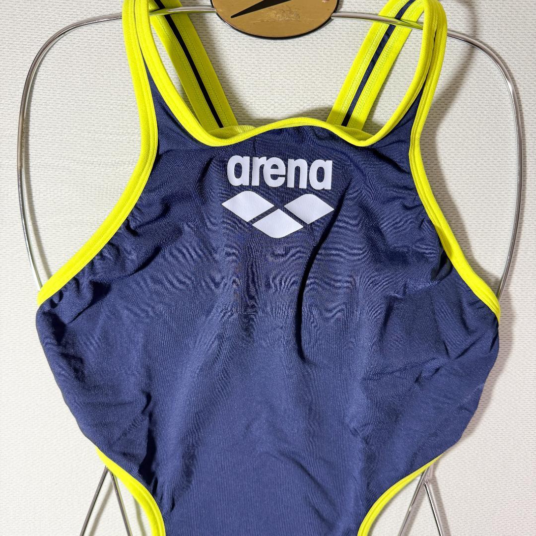 Arena アリーナ 競泳水着 Big logo navy USA38