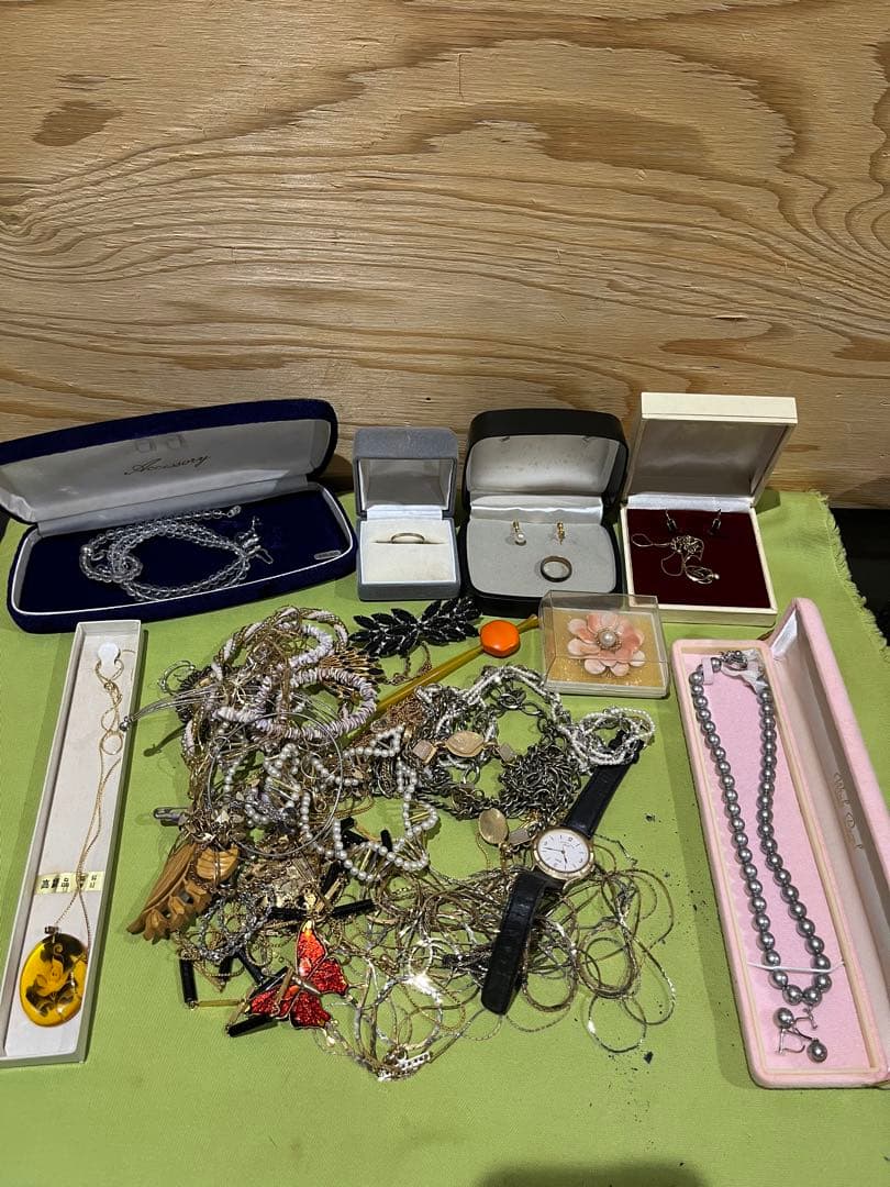 ミ*ン様 アクセサリーまとめ売り　遺品整理品　パール　ネックレスリング等　sil