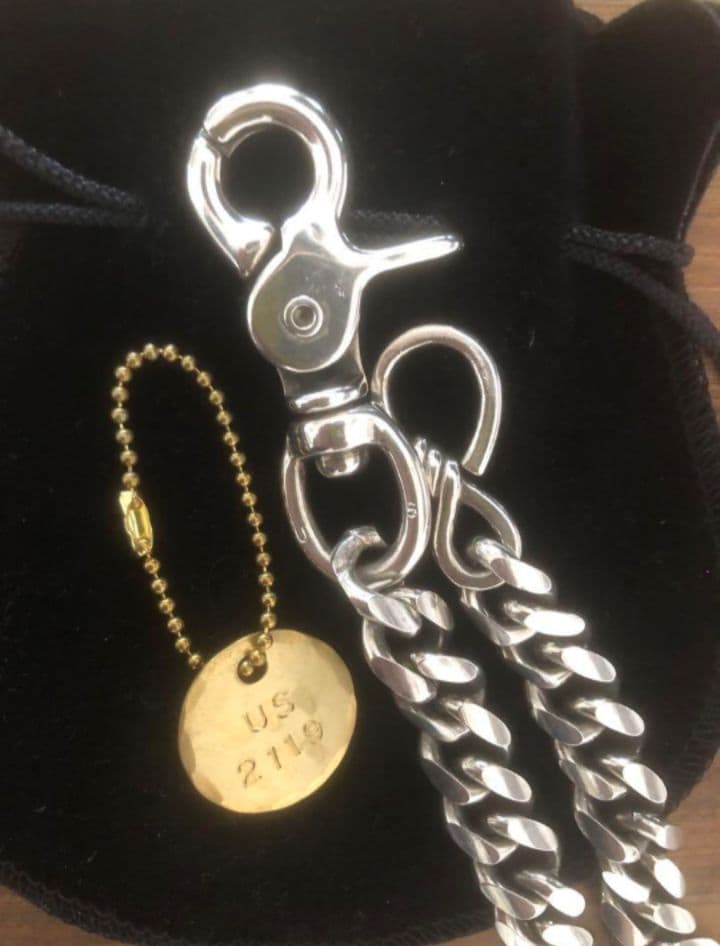 交渉中US三軒茶屋 オリジナル ヘビーゲージウォレットチェーン