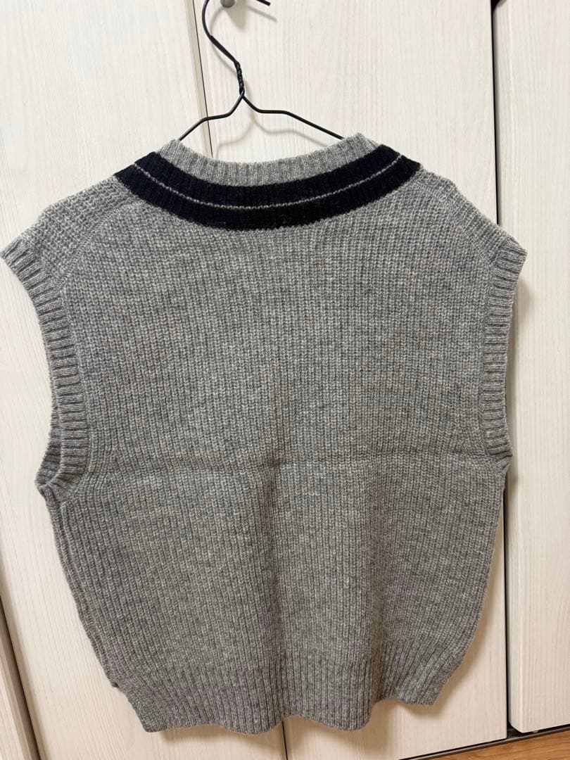 MHL. グレー ニットベスト サイズⅡ