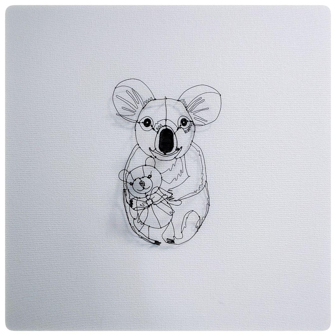 ワイヤーアート　コアラちゃん