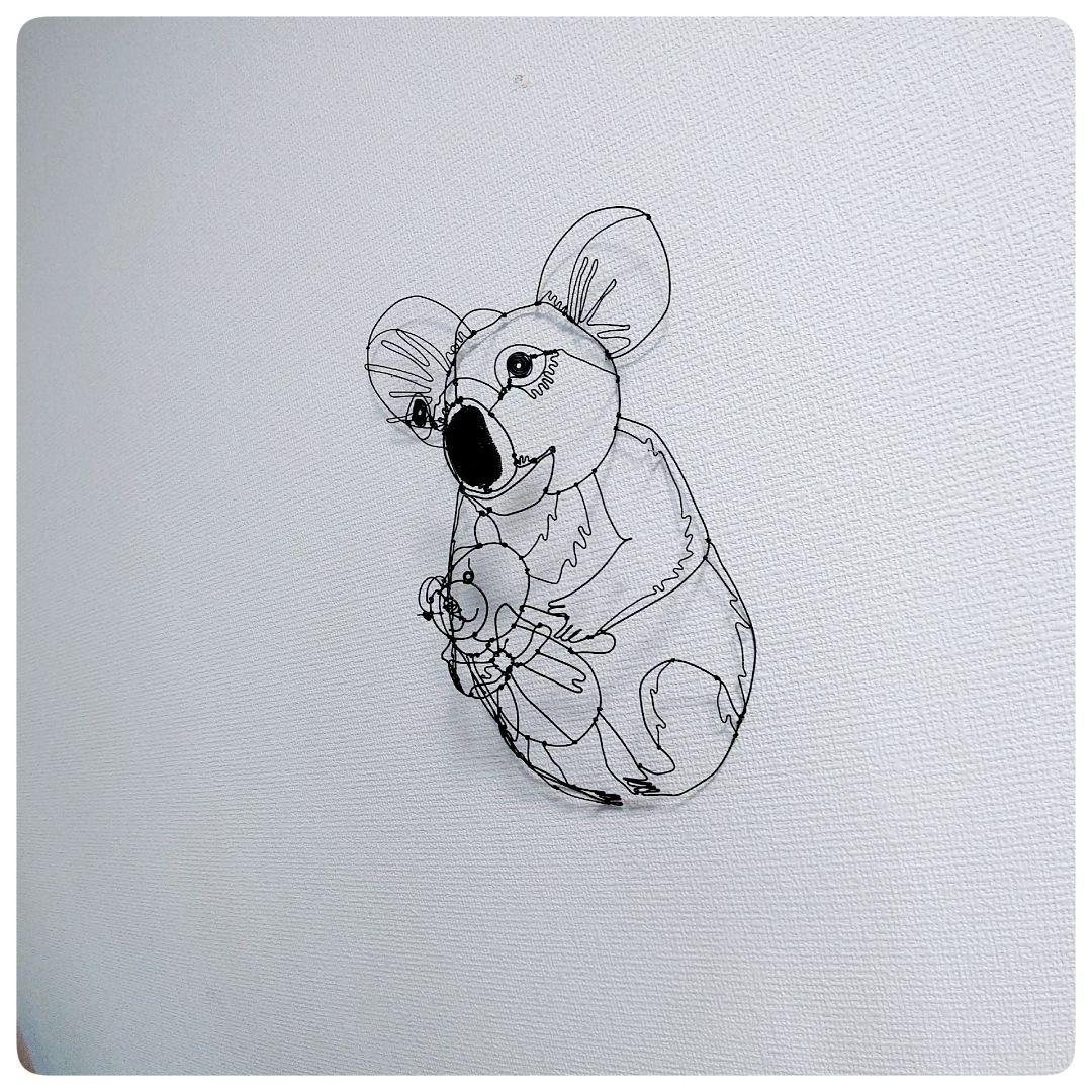 ワイヤーアート　コアラちゃん