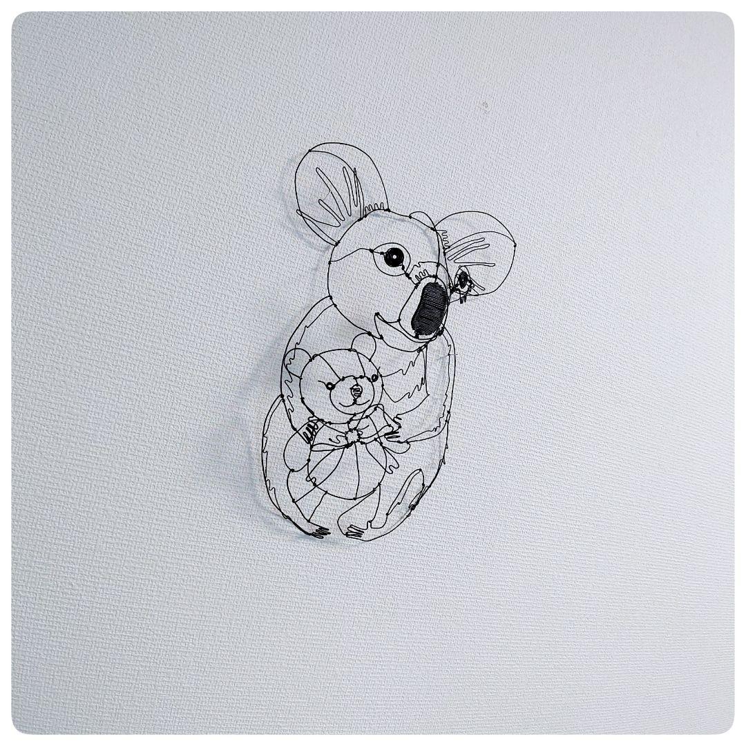 ワイヤーアート　コアラちゃん