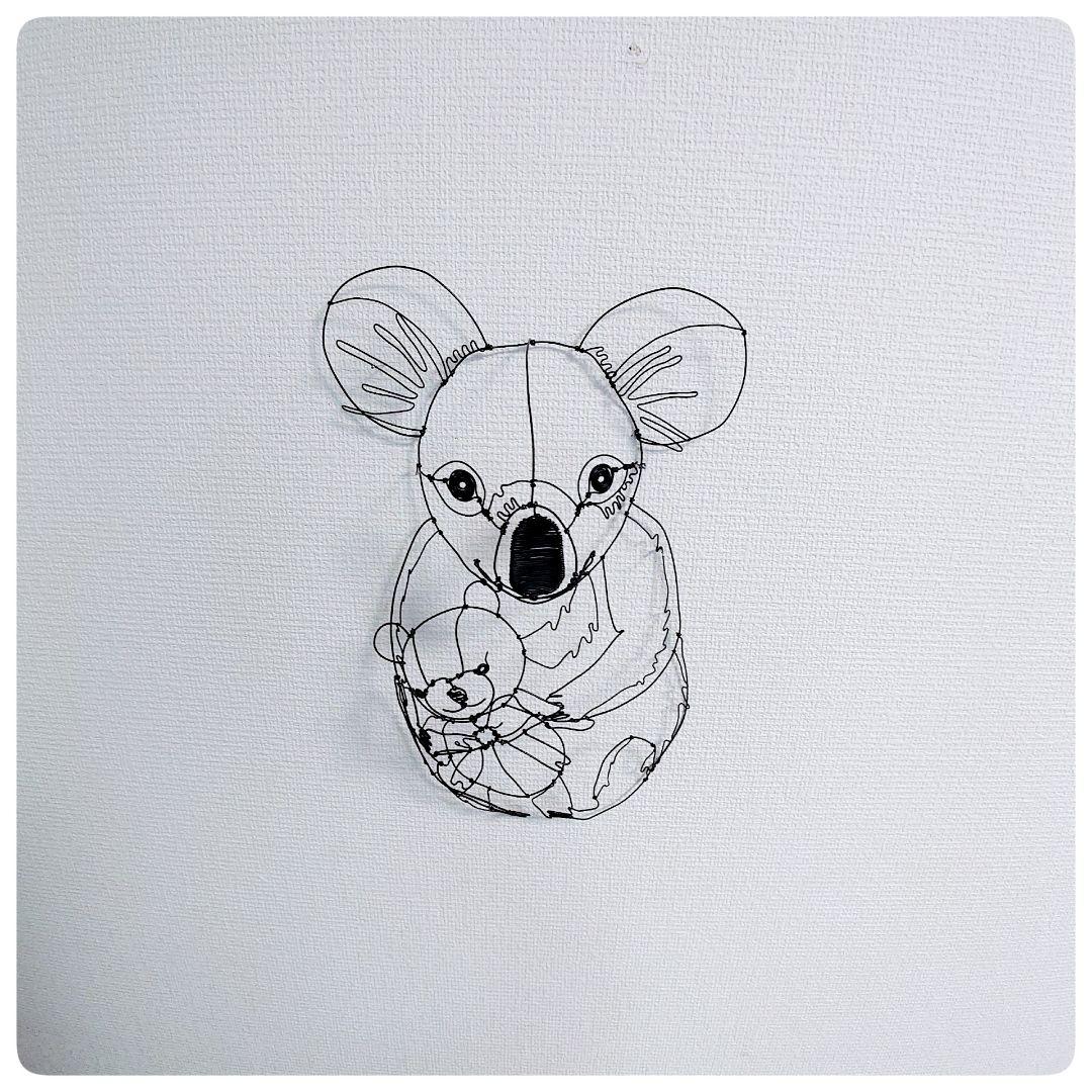 ワイヤーアート　コアラちゃん