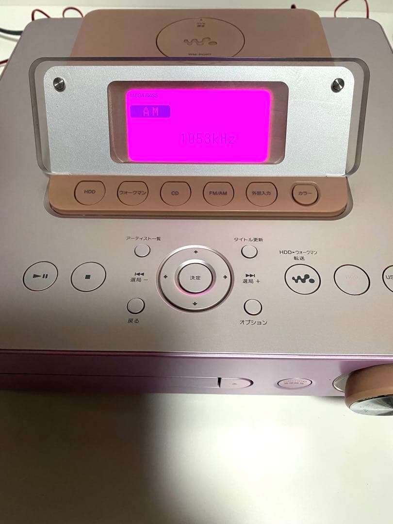 SONY HDD搭載 オーディオシステム HCD-E300HDピンク ソニー