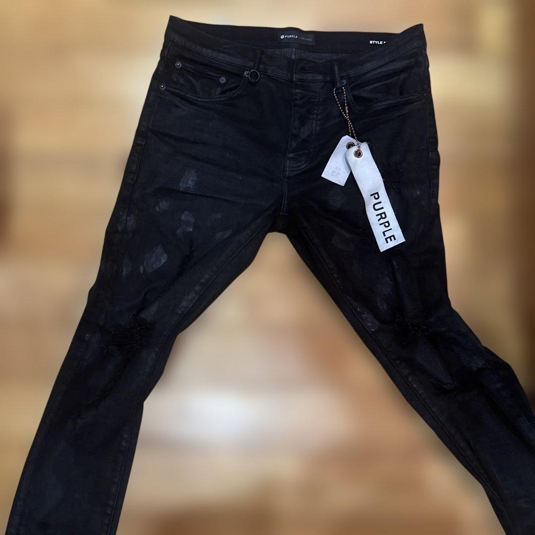 PURPLE BRAND ブラックデニム 32