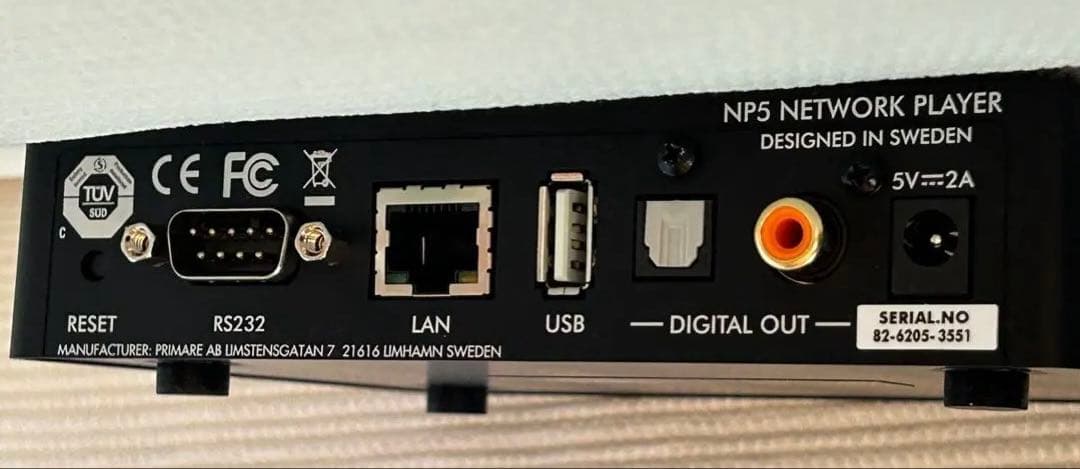 SWEDEN製NP5 MK2ストリーマー(Apple Music等）新品同様