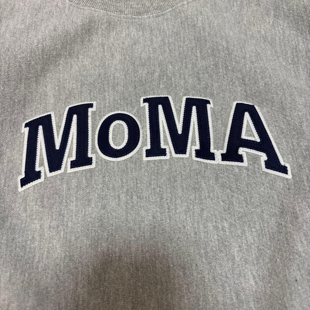 Champion クルーネックスウェットMoMA グレー S