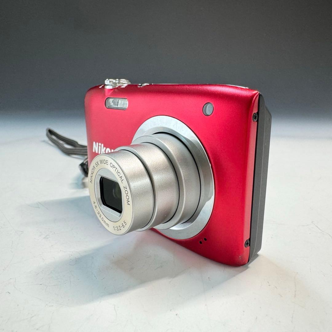 Nikon ニコン　デジタルカメラ COOLPIX　クールピクス A100 赤