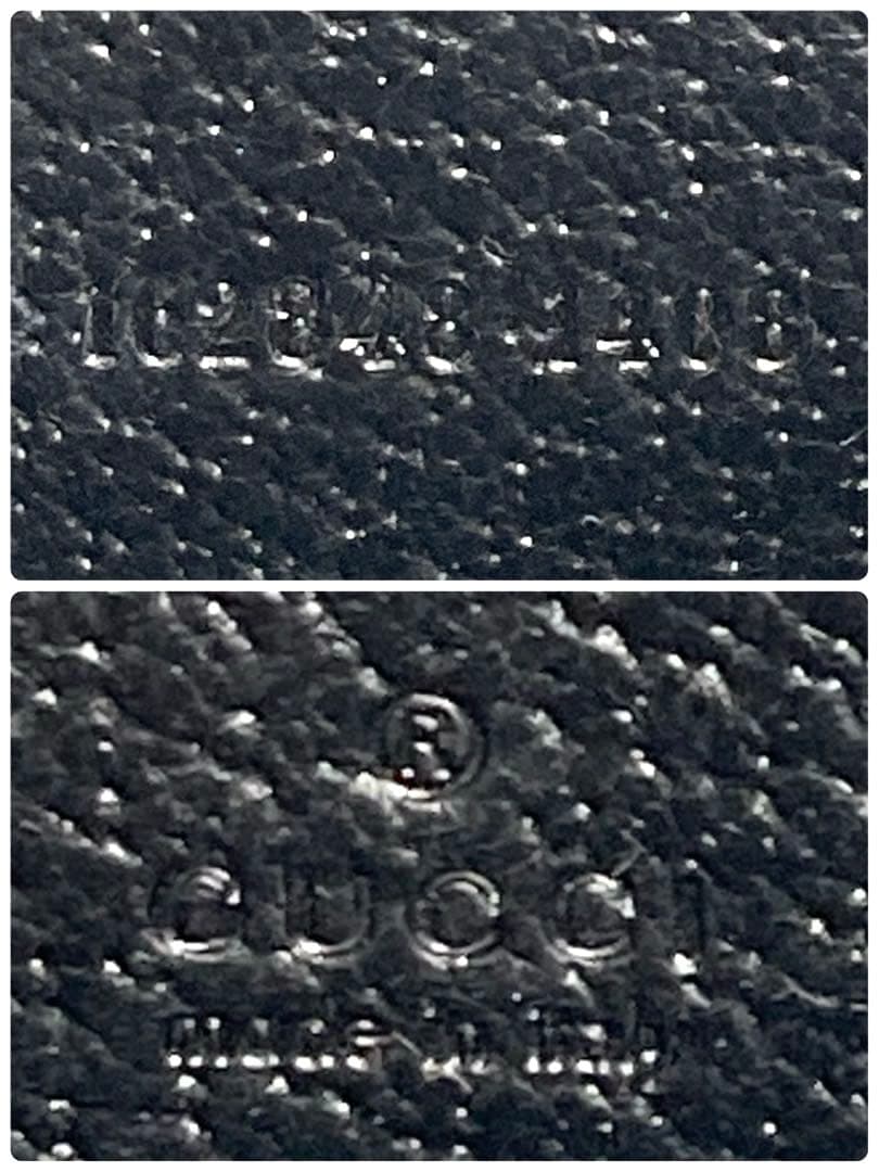 良品　GUCCI グッチ　GGキャンバス ケース　カードケース　ブラック