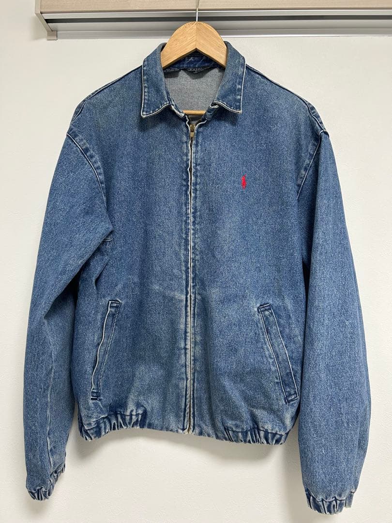 80s USA製 ポロラルフローレン デニムスイングトップ