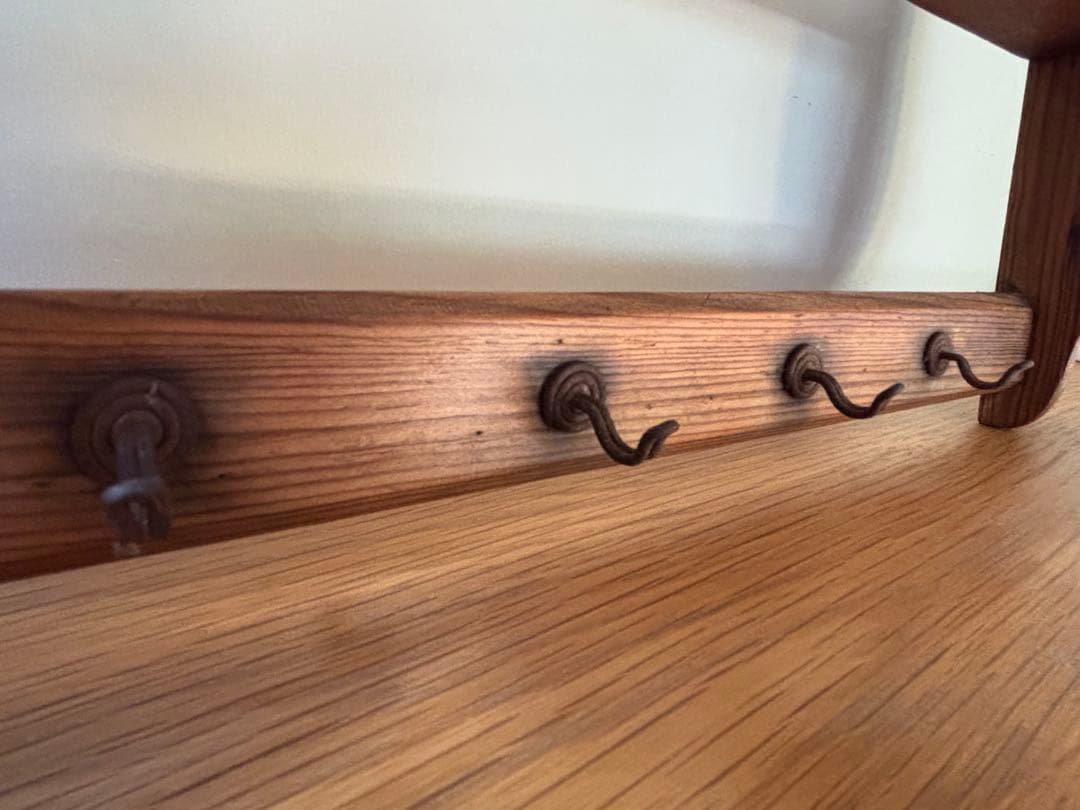 フランス　アンティークパイン　ウォールシェルフ