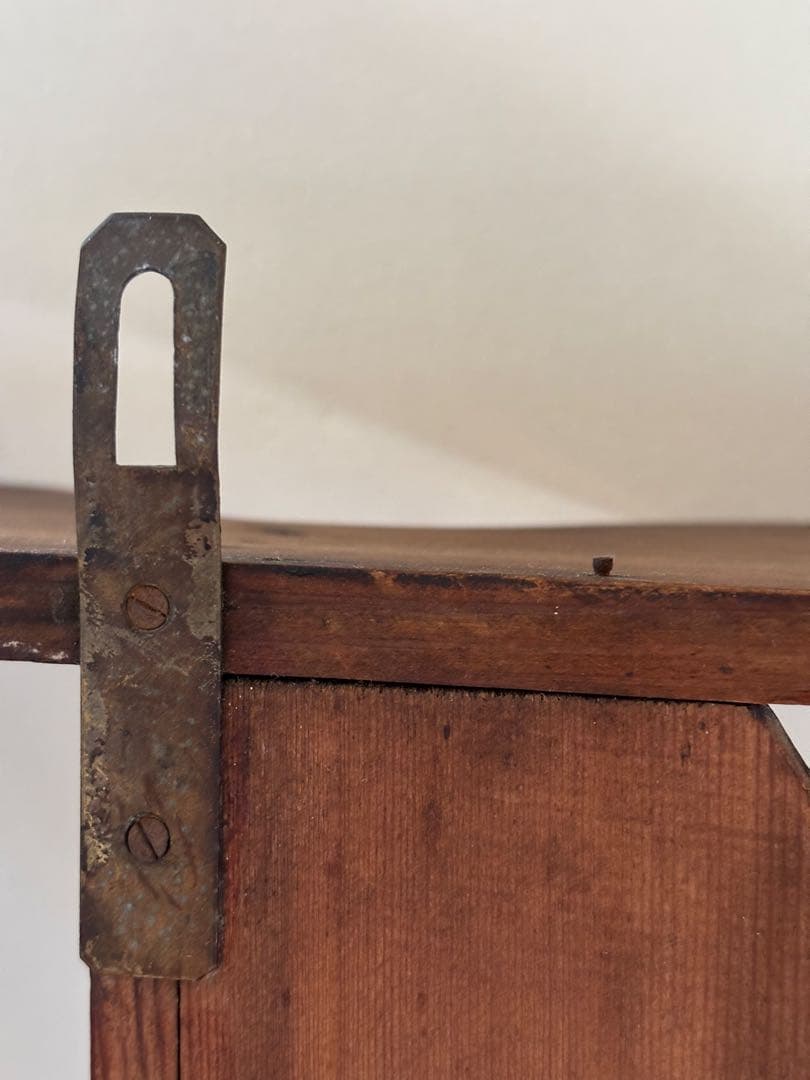 フランス　アンティークパイン　ウォールシェルフ