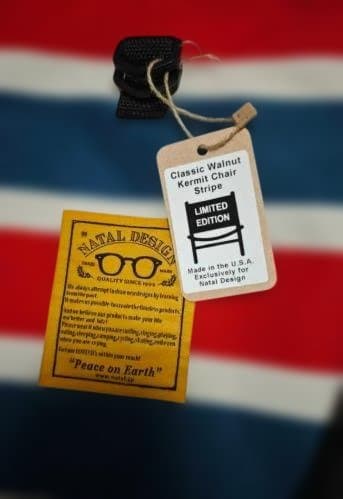 新品 Natal Design レトロストライプ　ファブリック カーミットチェア