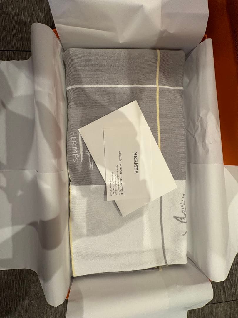 新品未使用 極美品 HERMES プレード ブランケット [カブリオル]