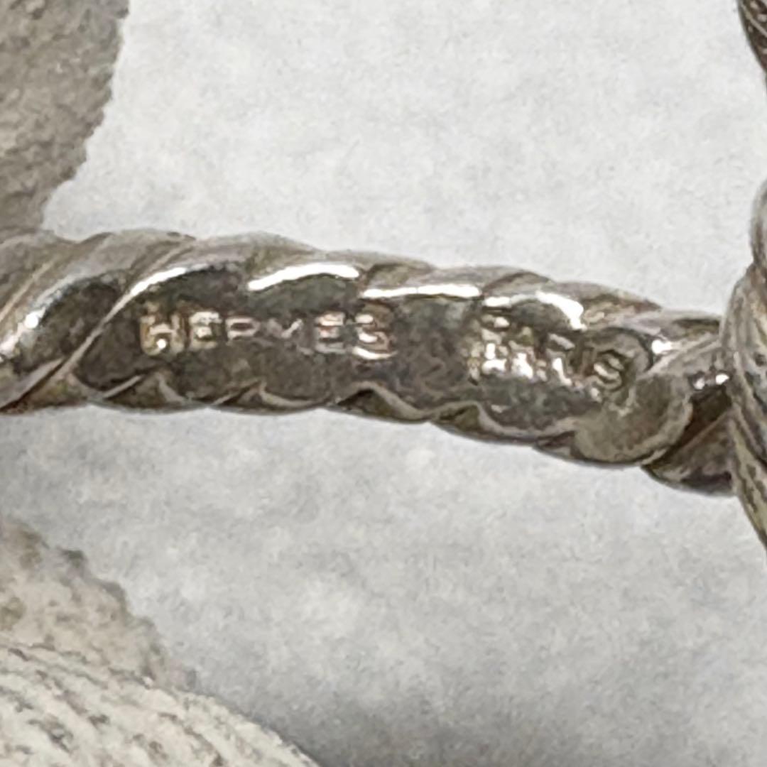 HERMES★エルメス カフリンクス カフス ロープモチーフ シルバー ギフト