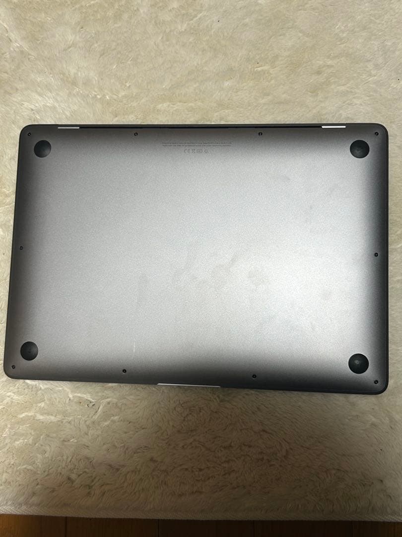 M1 MacBook airスペースグレー USB-Cポート x2