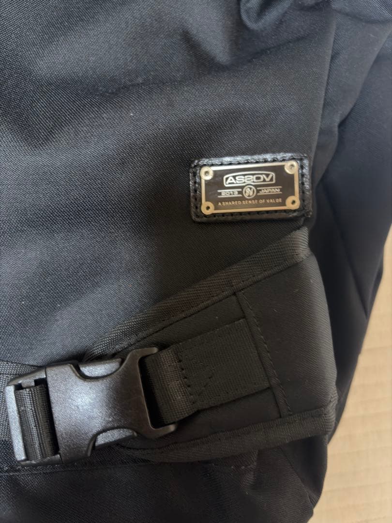 ASOV ブラック リュック・バックパック