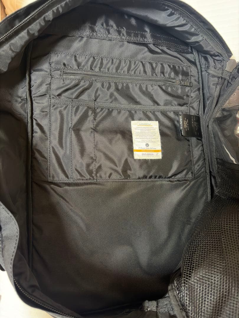 ASOV ブラック リュック・バックパック