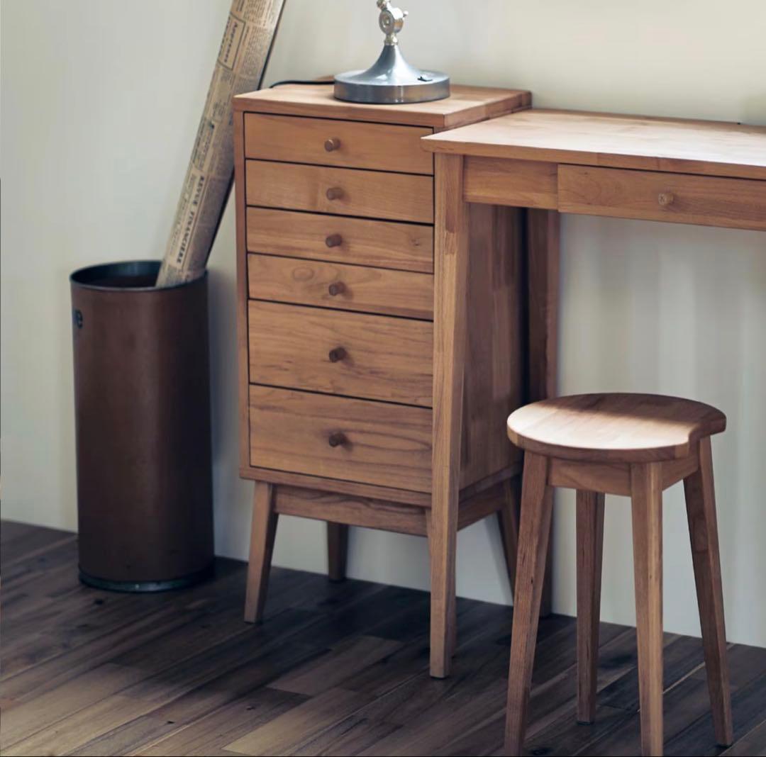 【新品同様_美品】アルダー材 天然木 自然素材チェスト