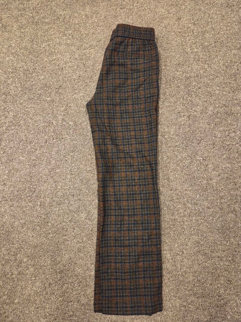 値下げ★AIME LEON DORE ウールチェックパンツSサイズ