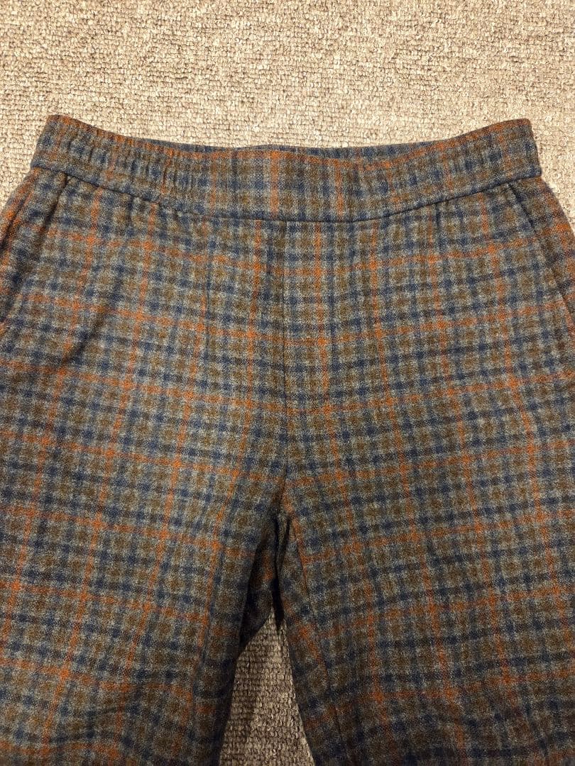 値下げ★AIME LEON DORE ウールチェックパンツSサイズ