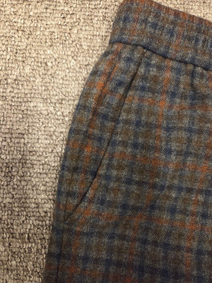 値下げ★AIME LEON DORE ウールチェックパンツSサイズ