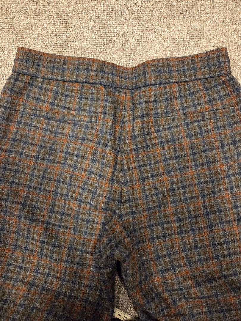 値下げ★AIME LEON DORE ウールチェックパンツSサイズ