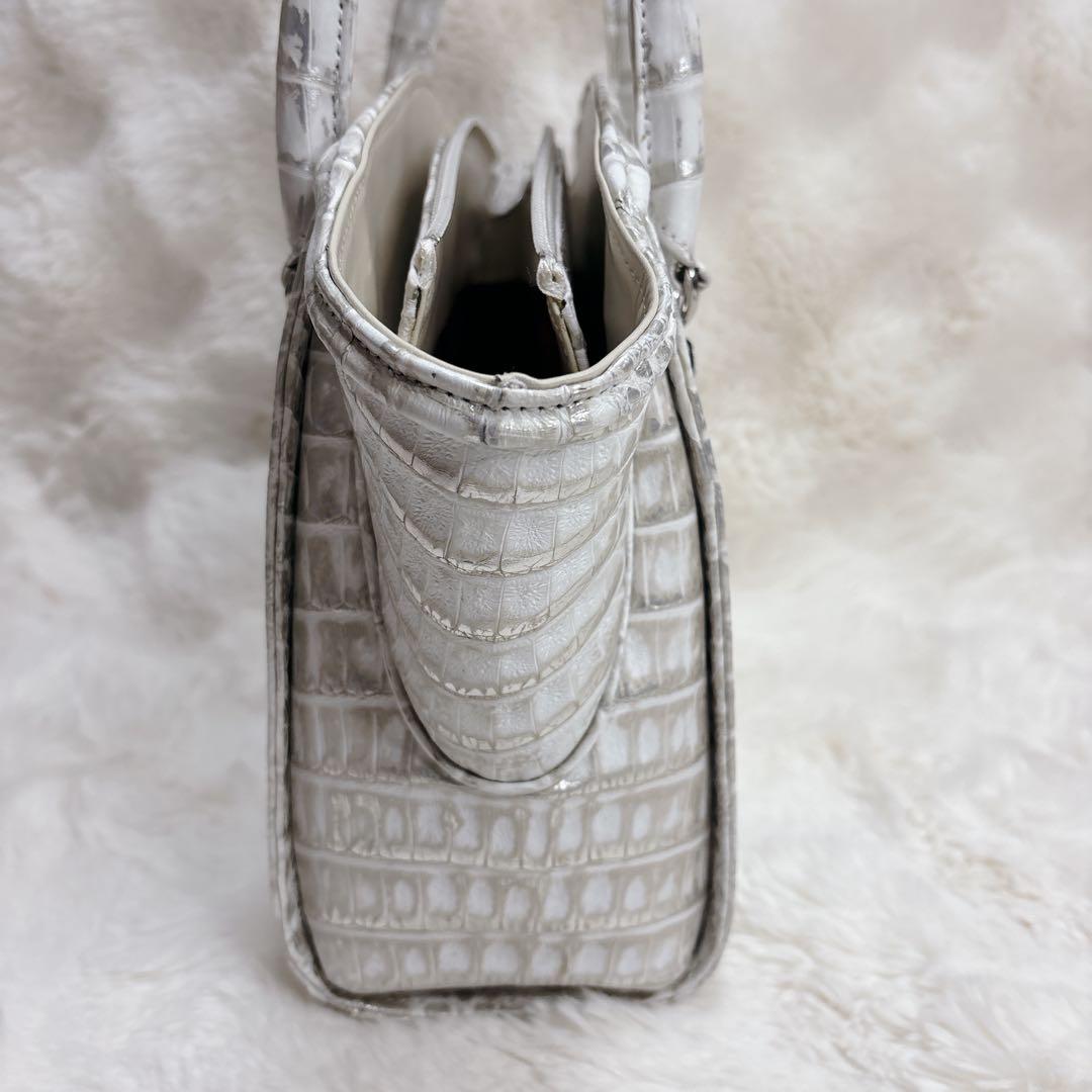【未使用品】BABILLAS クロコダイル ハンドバッグ　高級レザー　JRA認定