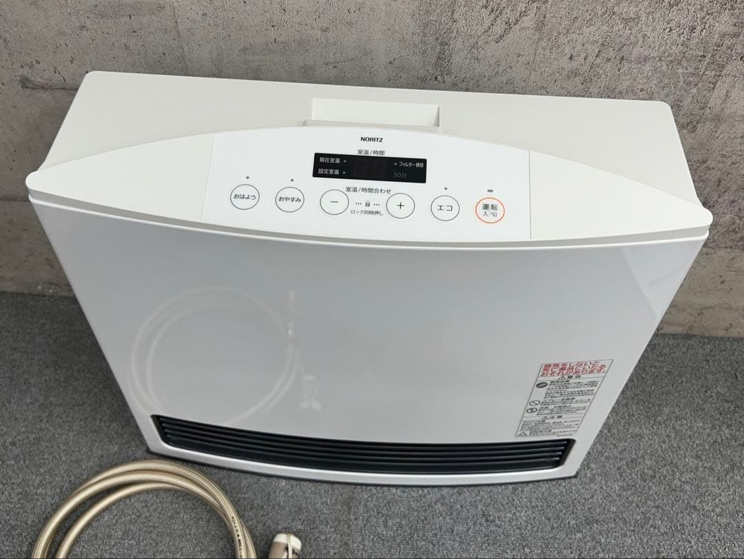 美品　動作保証　ノーリツ ガスファンヒーターGFH-4003S LPガス　15畳