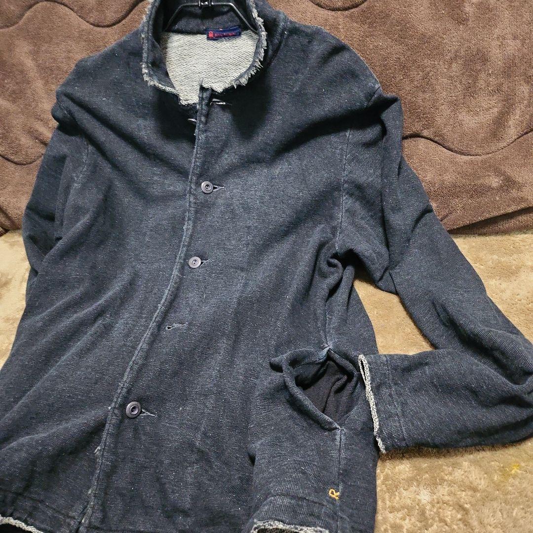 45RPM インディゴブルー スウェット生地ジャケット 4 XL