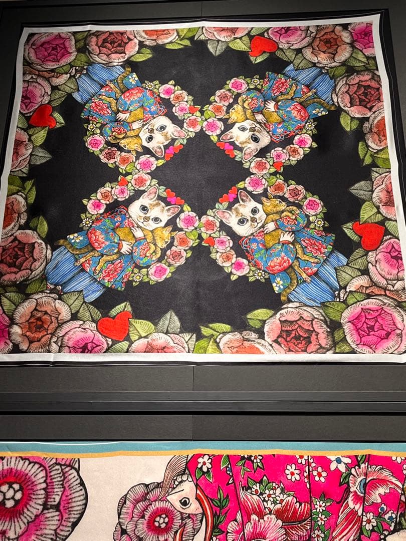 ヒグチユウコ 奇幻動物森林 樋口裕子展シルクスカーフ