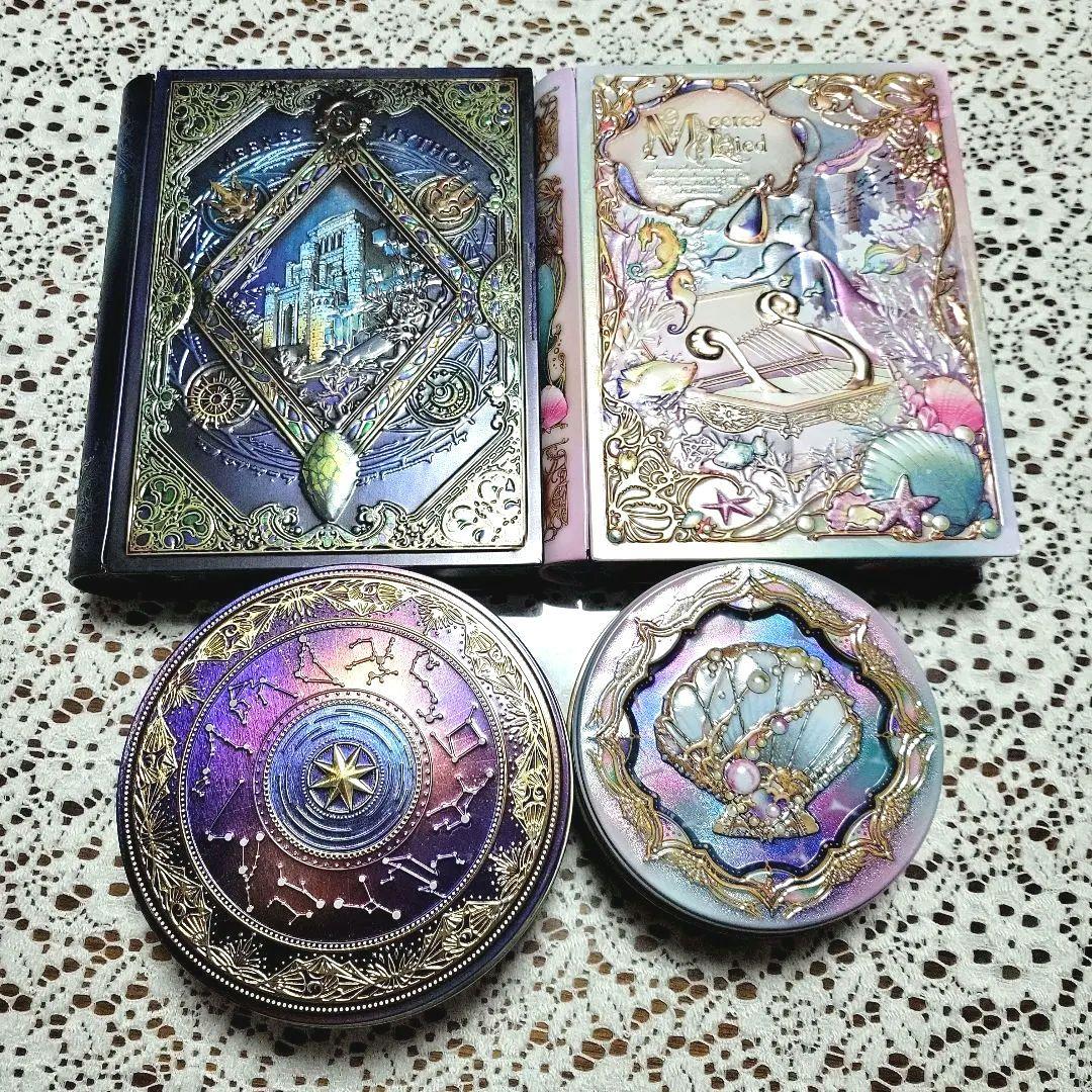 メリーチョコレート ナハトラビュリント 4点【貝殻缶のみ空・他3点は新品未開封】