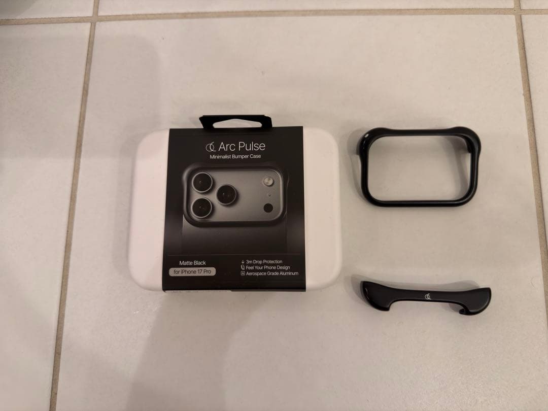 arcpulse iPhone 17pro アルミ マットブラック
