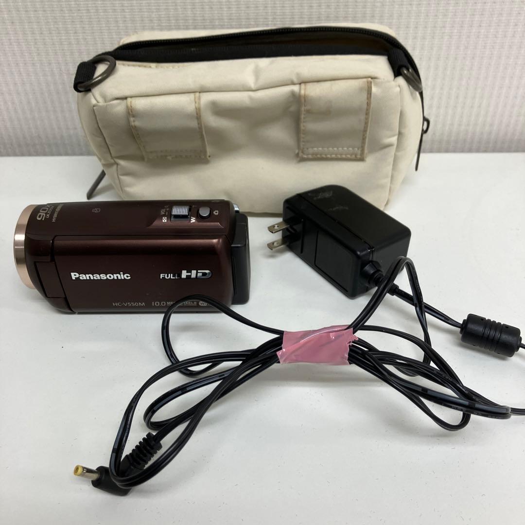 Panasonic ビデオカメラ　HC-V550M ブラウン