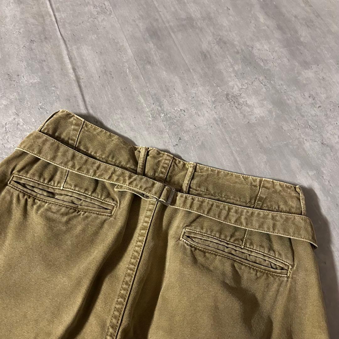 m6912【00s】KAPITAL サルエル風 ワークパンツ　ダック生地 日本製