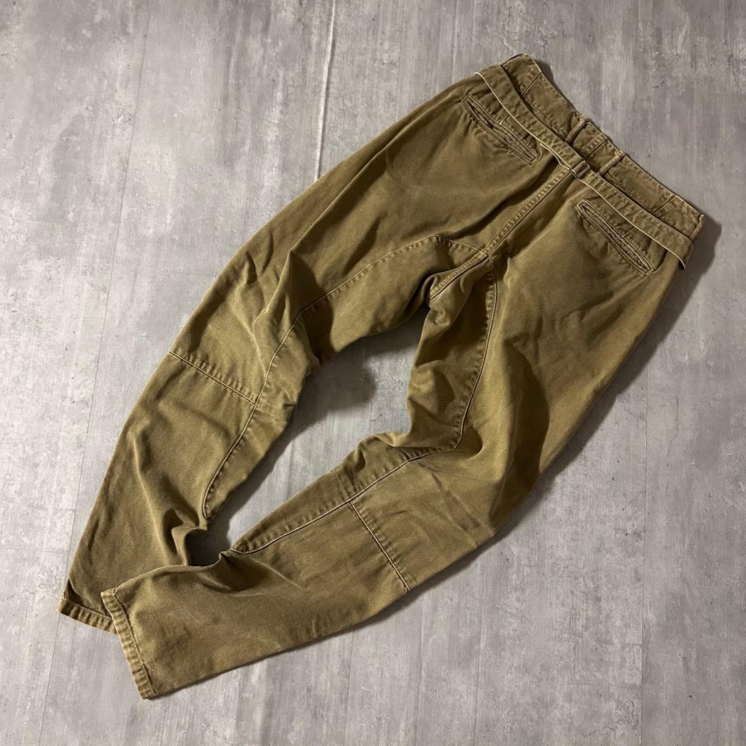m6912【00s】KAPITAL サルエル風 ワークパンツ　ダック生地 日本製