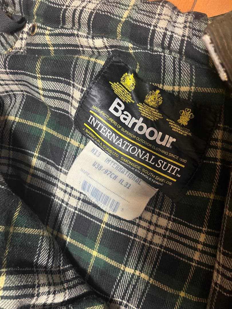 パンツ Barbour INTERNATIONAL SUIT 38