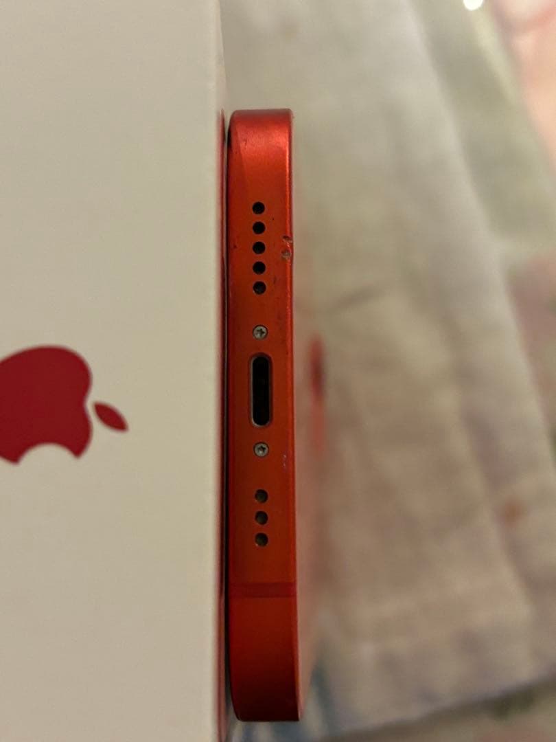 タイムセール‼️送料無料　iPhone 12 128GB red SIMロック解除