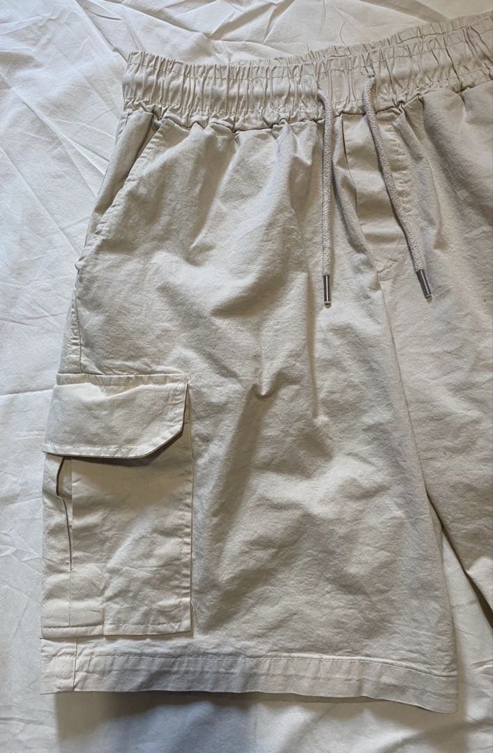 パンツ STONE  HALF CARGO PANTS IVORY 13AW
