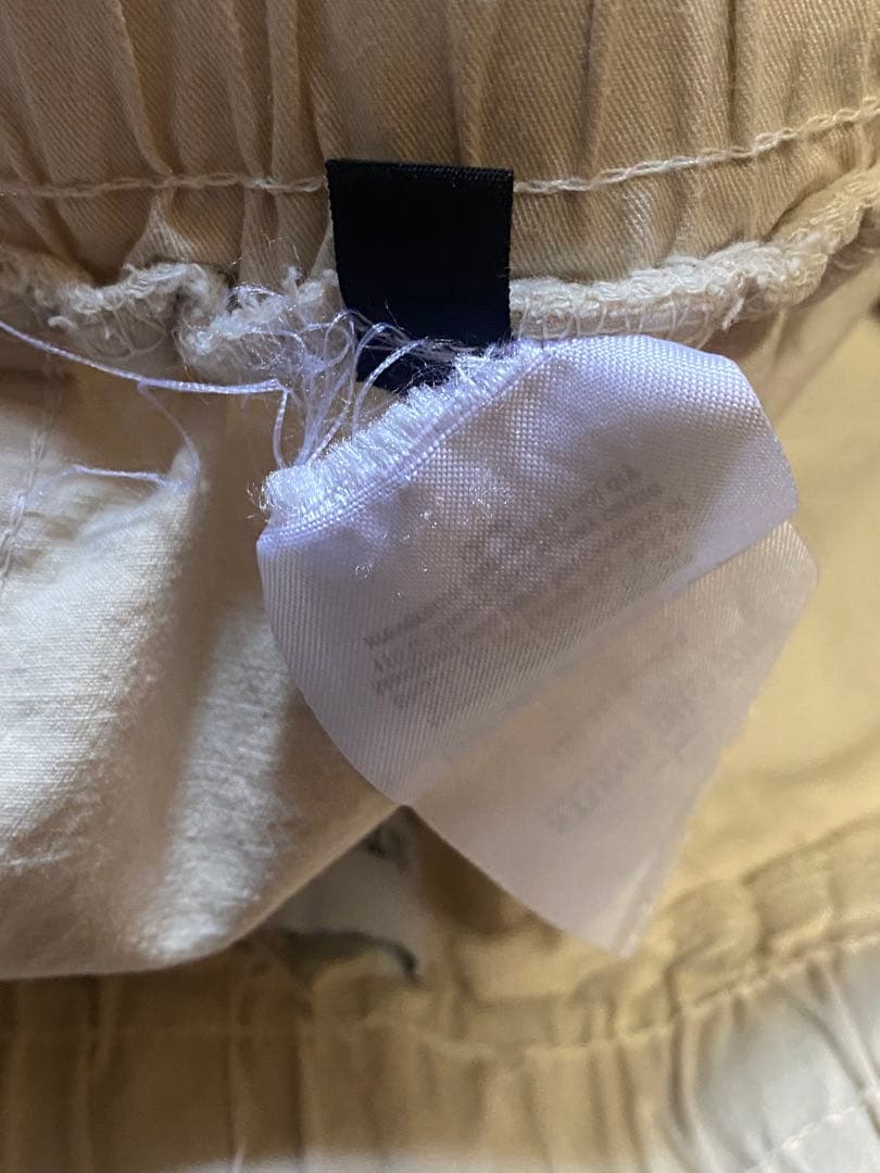 パンツ STONE  HALF CARGO PANTS IVORY 13AW