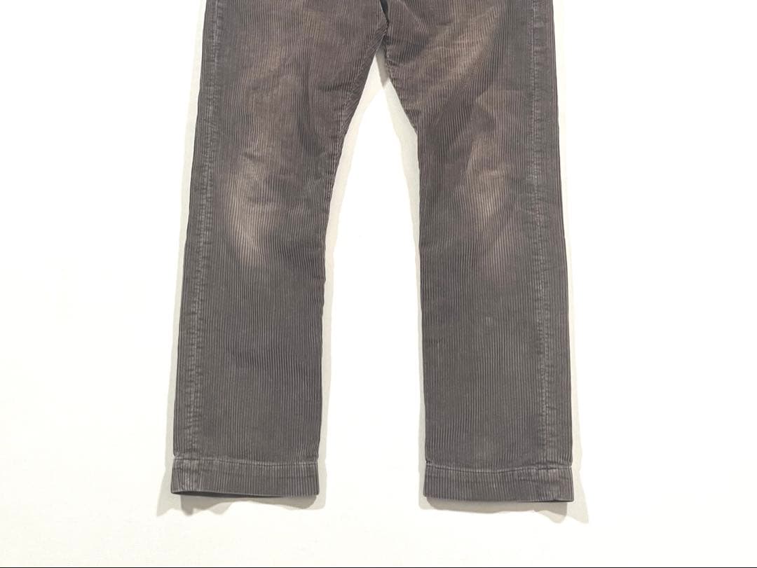 【良品】RRL　コーデュロイ パンツ　月桂樹ボタン　サスペンダーボタン　W30
