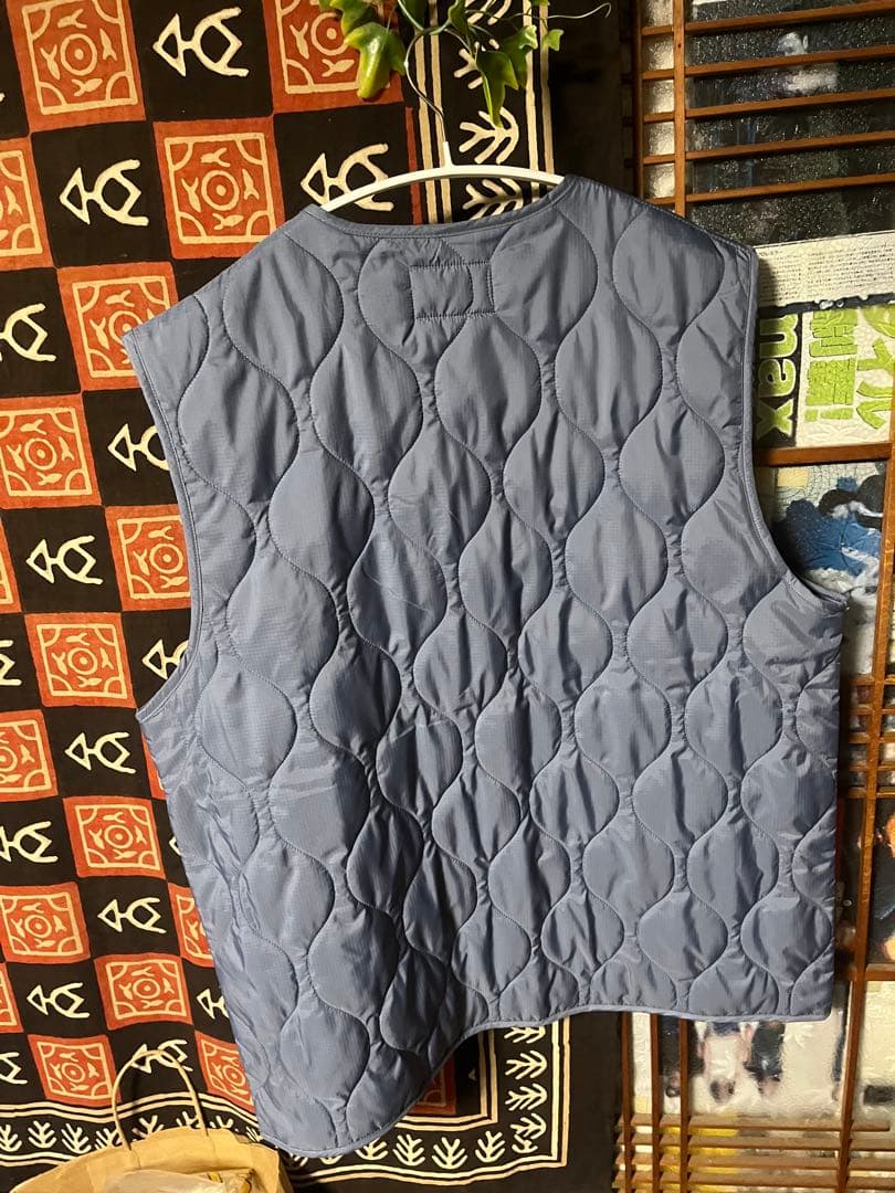 carhartt キルティングダウンベスト XL ライトブルージントニック