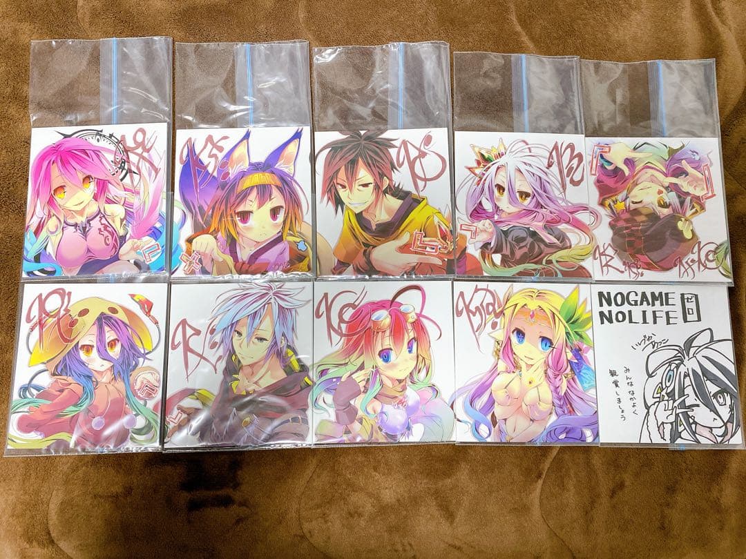 ノーゲーム・ノーライフゼロ 映画入場者特典 色紙セット