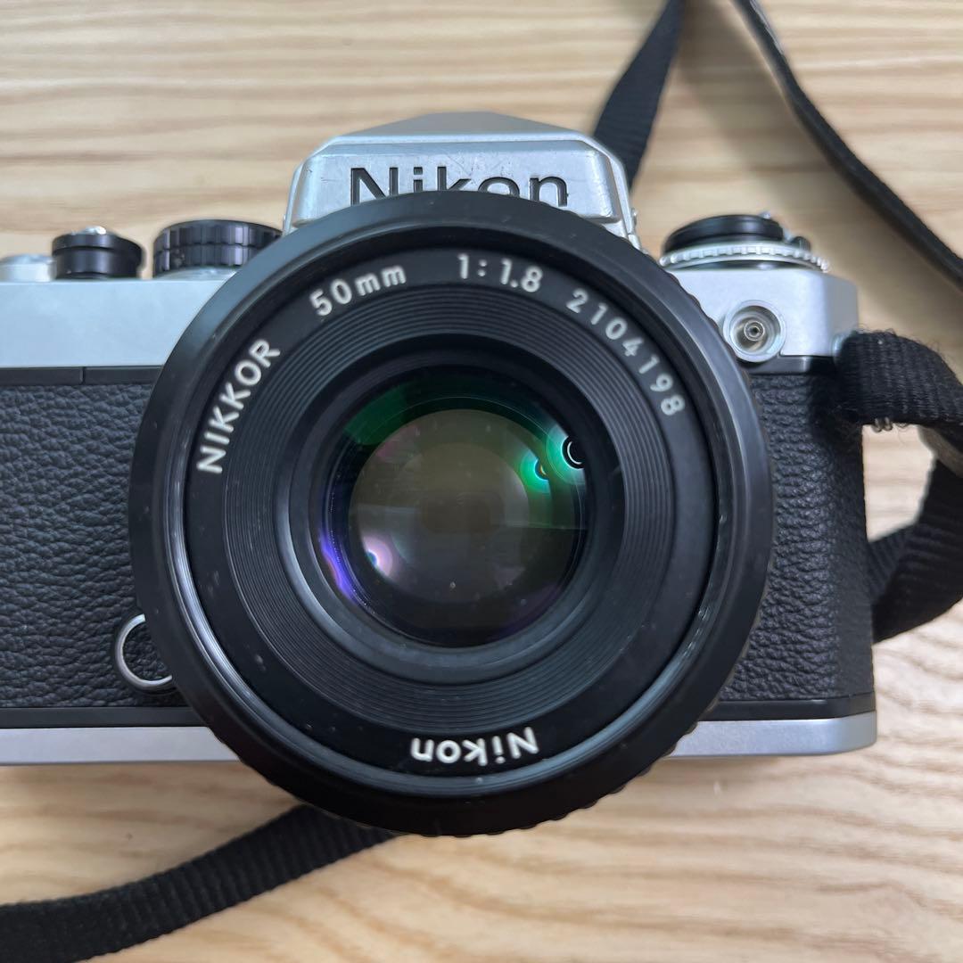 ［銀塩］Nikon FE フィルムカメラ 50mmレンズ
