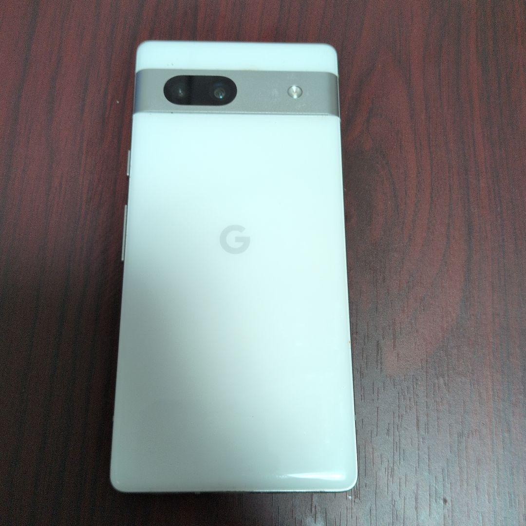 ジャンク画面割れGoogle Pixel 7a ホワイト デュアルカメラ